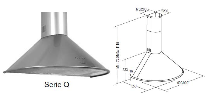 HOTA INOX Q-7760  600mm ― Ventilatoare Store - Magazin Online