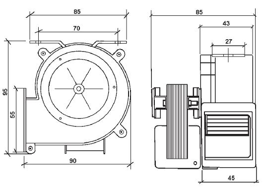 VENTILATOR CENTRIFUGAL CRT 05 ― Ventilatoare Store - Magazin Online