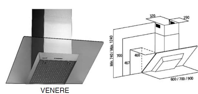 HOTA INOX-CRISTAL VENERE VL3 900   ― Ventilatoare Store - Magazin Online